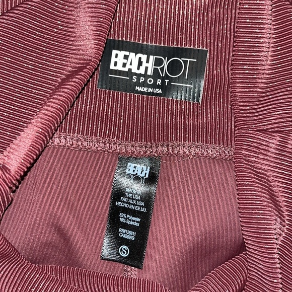 BEACH RIOT GLITTER AYLA LEGGING - BITTER
CHOCOLATE | size Small - Picture 7 of 9